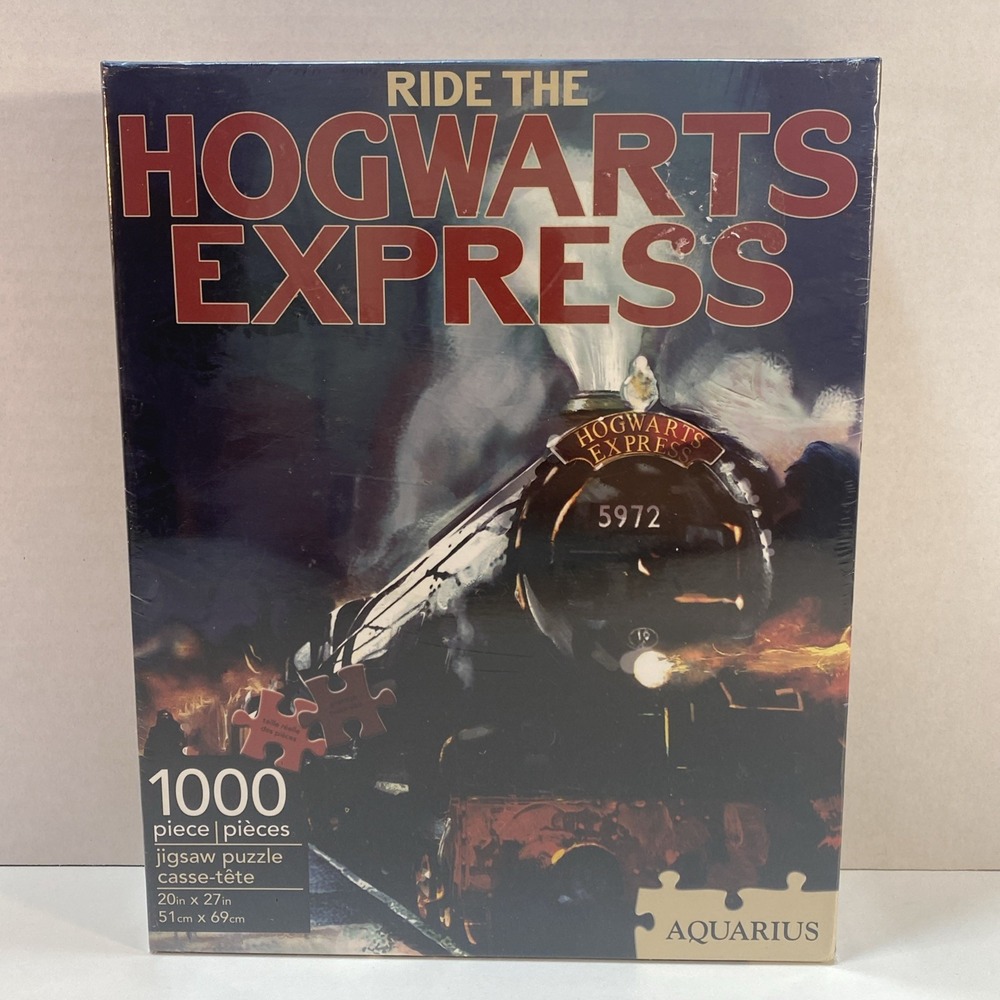 Harry Potter Ride The Hogwarts Express‎ Jigsaw 1000 Piece Puzzle Aquarius NEW